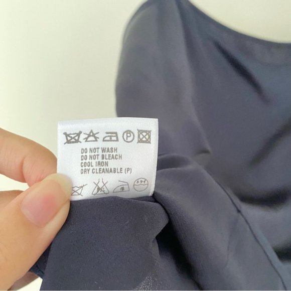 ESCADA Dark Navy 100% Silk Camisole - Picture 8 of 9